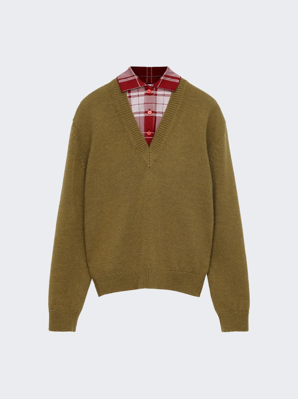 Women | Loewe | Trompe L'oeil Sweater | Green