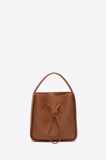 Soleil Small Bucket Drawstring | Camel