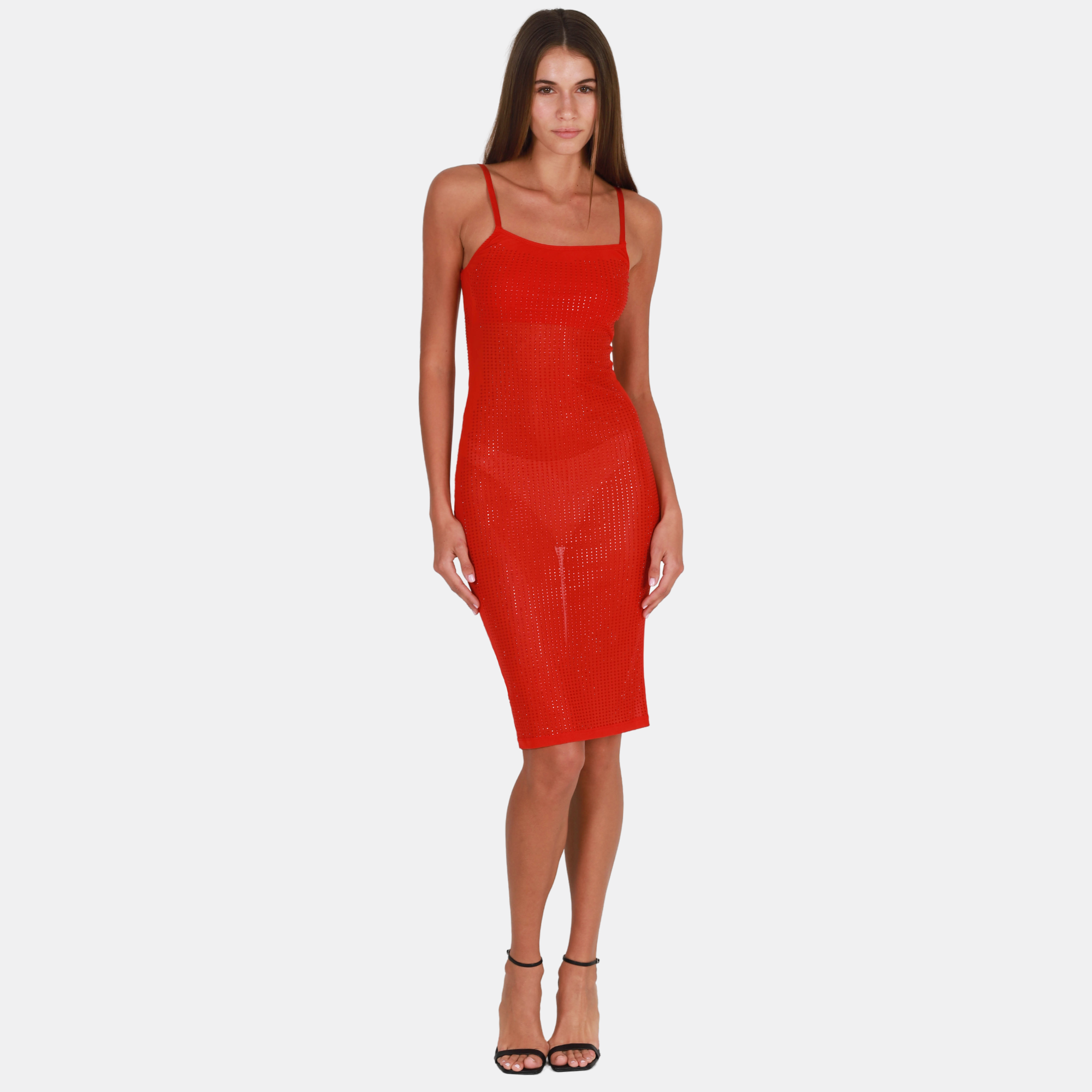 OW Collection Scarlett Dress | Red