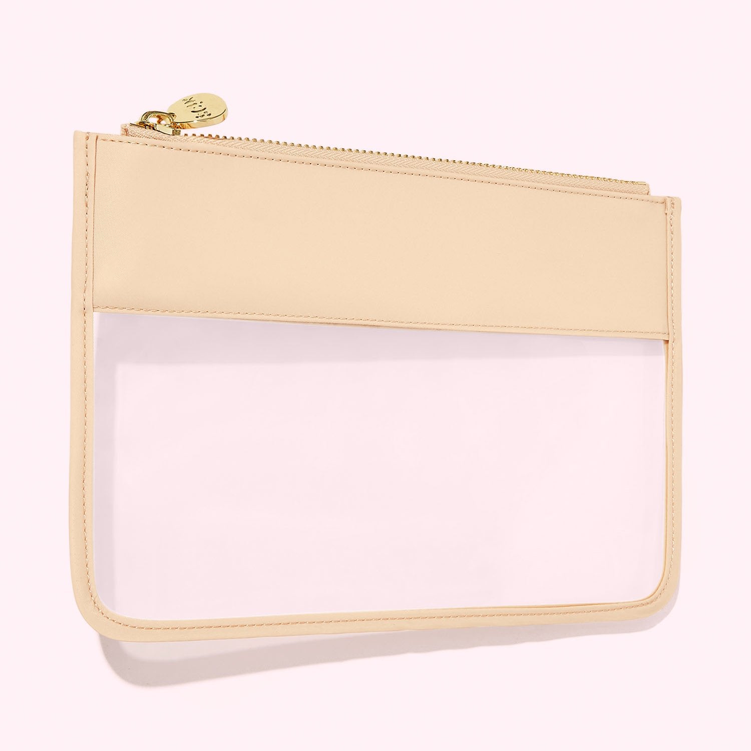 Clear Flat Pouch | Sand