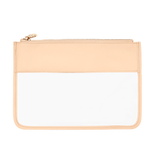 Clear Flat Pouch | Sand