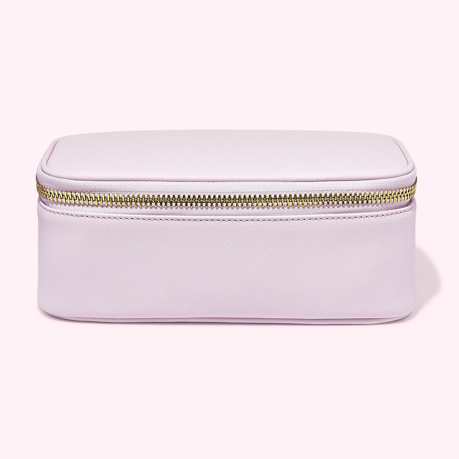 Textured Open Top Mirror Pouch