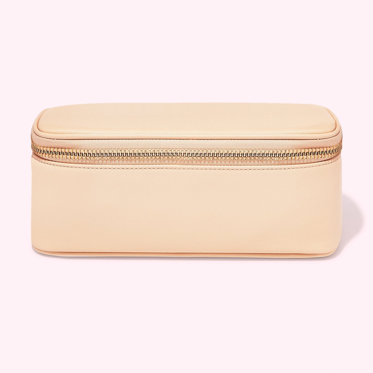 Textured Open Top Mirror Pouch