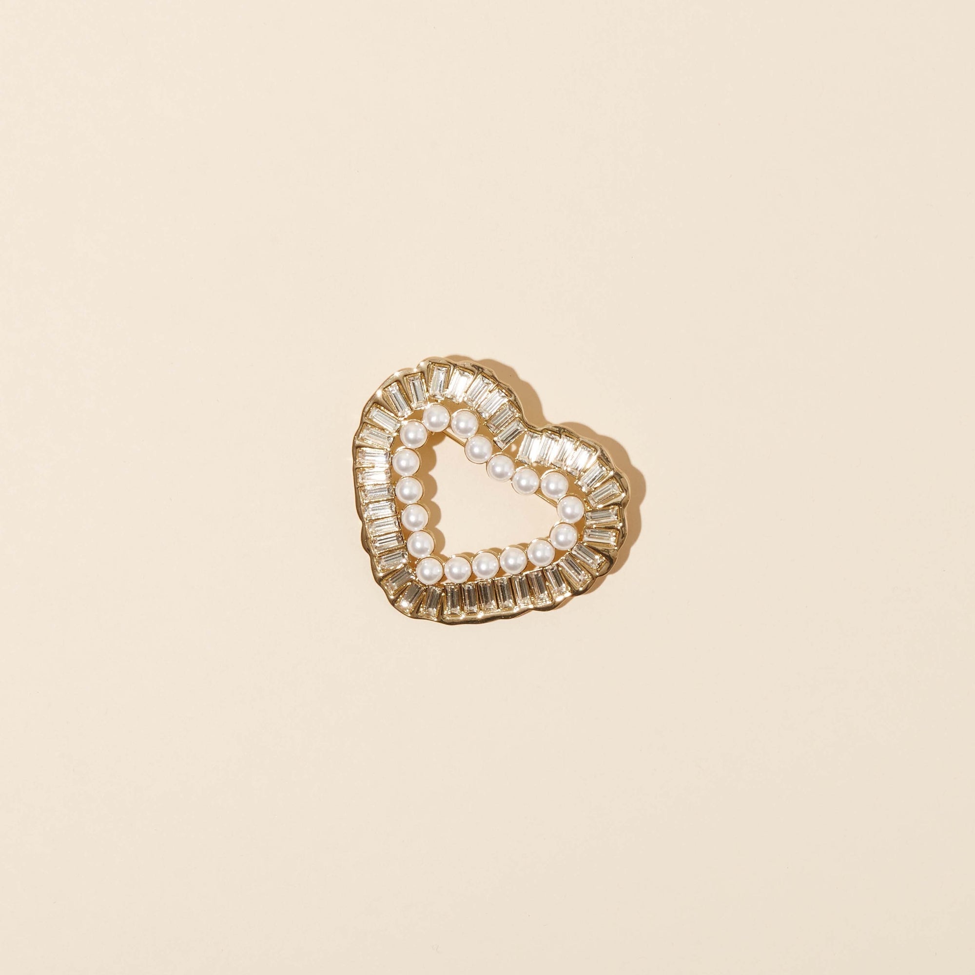 Open Heart Brooch