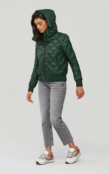 Senna Sustainable Lightweight Down Bomber Jacket | Juniper