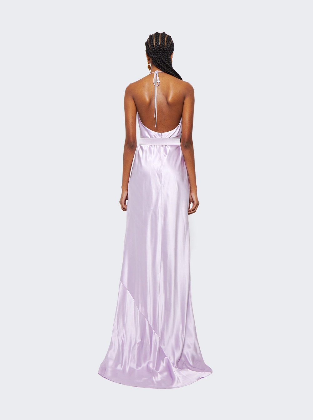 Women | Sergio Hudson | Cowl Neck Gown | Lilac