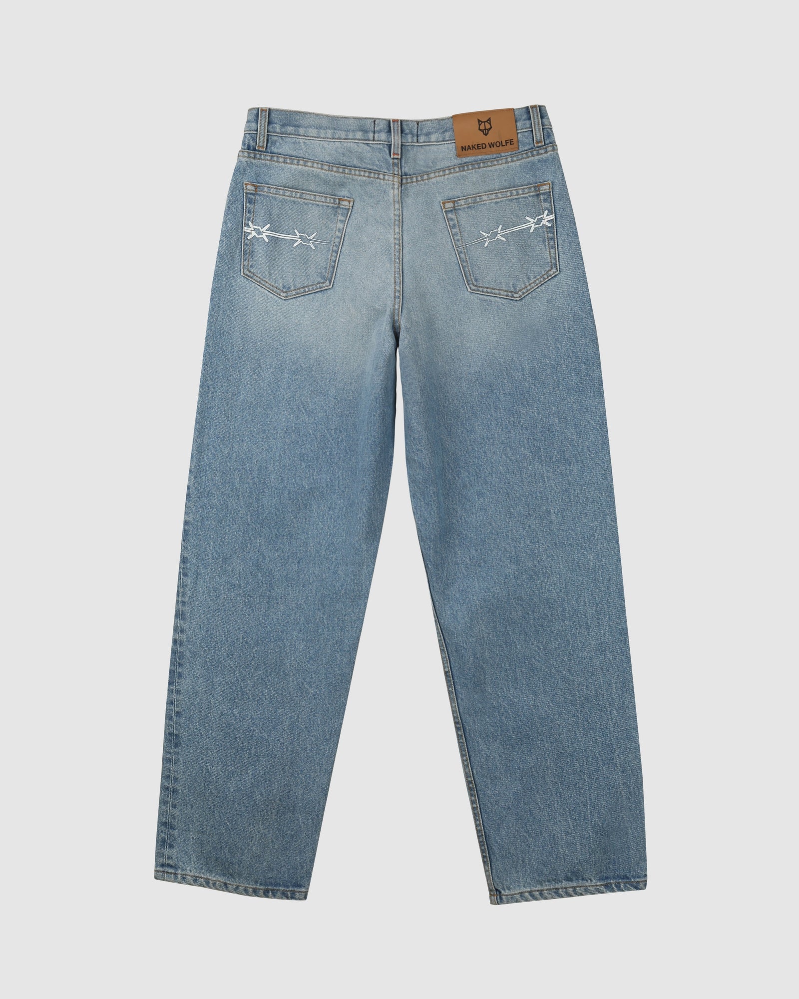 Mens | Signature Baggy Denim Jean | Light Blue