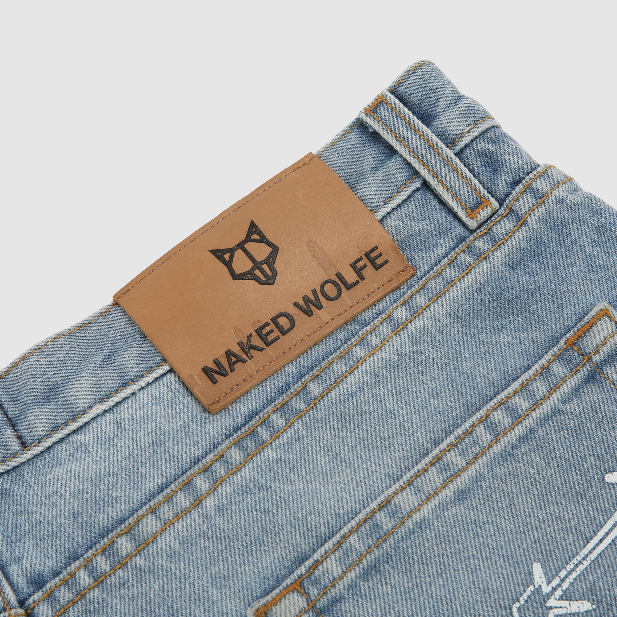 Mens | Signature Baggy Denim Jean | Light Blue