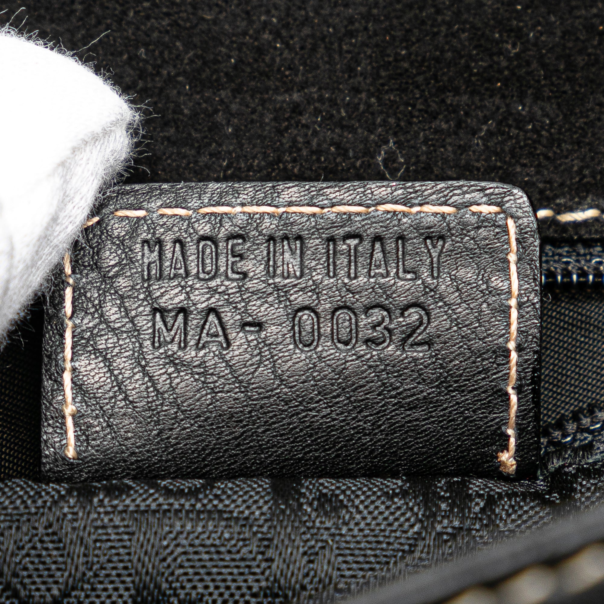 Dior | Pre-Owned Leather Baudrier Saddle Bag | Black
