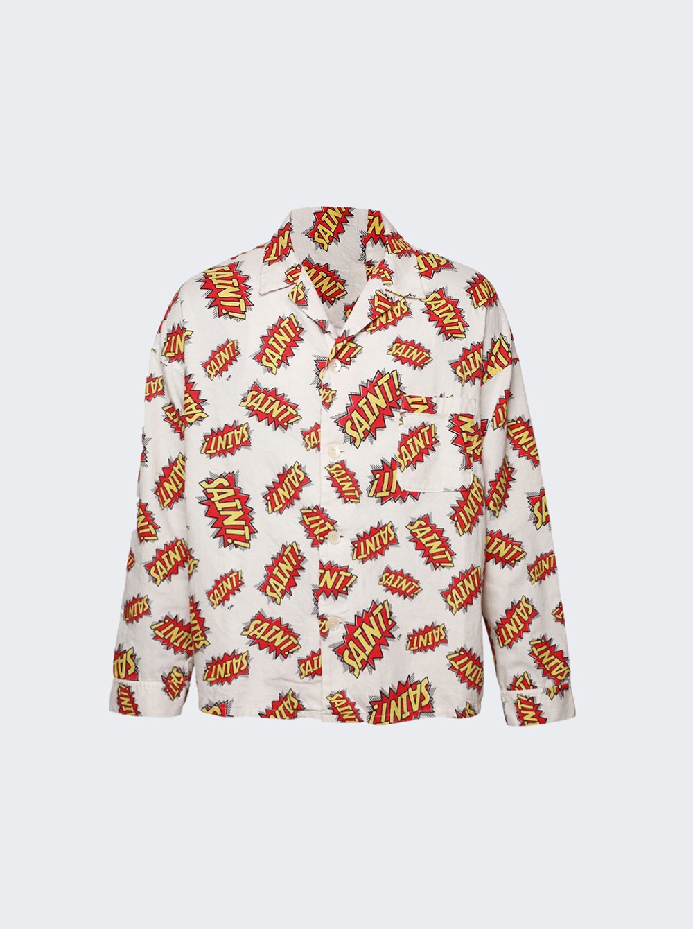 Men | Saint Mxxxxxx | Pow White Shirt