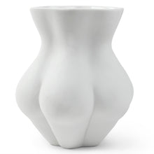 kiki's derriere vase porcelain white - styled view