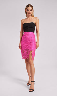 Ettie Crystal Crepe Bustier | Black