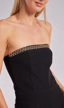 Elore Crepe Jumpsuit | Black