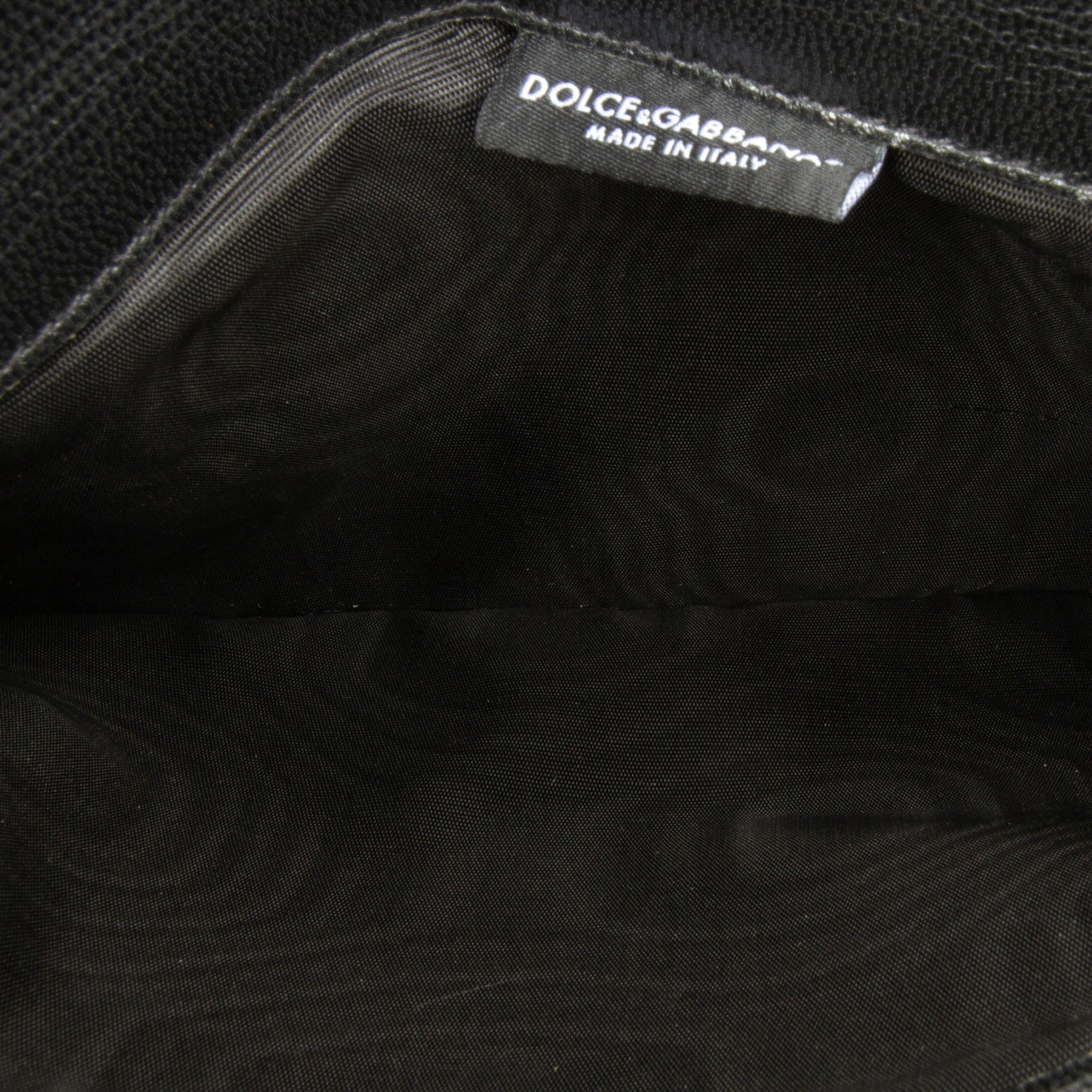 Dolce & Gabbana | Pre-Owned Leather Crossbody Bag | Black