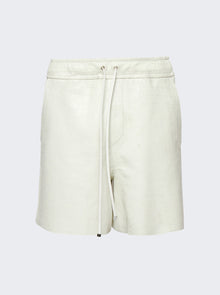 Amiri | Embossed Crocodile Shorts | White