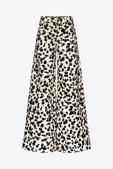 Dalmatian Denim Wide Leg Jean | Black/Off White