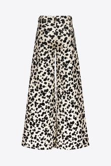 Dalmatian Denim Wide Leg Jean | Black/Off White