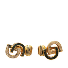 Dior | Pre-Owned Gold Plated CD Clip On Earrings | Gold