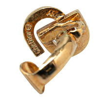 Dior | Pre-Owned Gold Plated CD Clip On Earrings | Gold