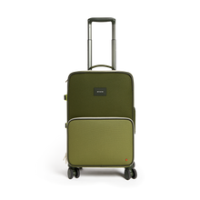 STATE Bags Logan Carry-On Suitcase Tonal Olive Front View Click to Zoom