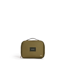 STATE Bags Bensen Toiletry Kit Coated Polycanvas Olive Front View Click to Zoom