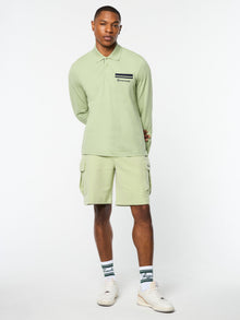 Men | Dario Long Sleeve Polo-Reseda