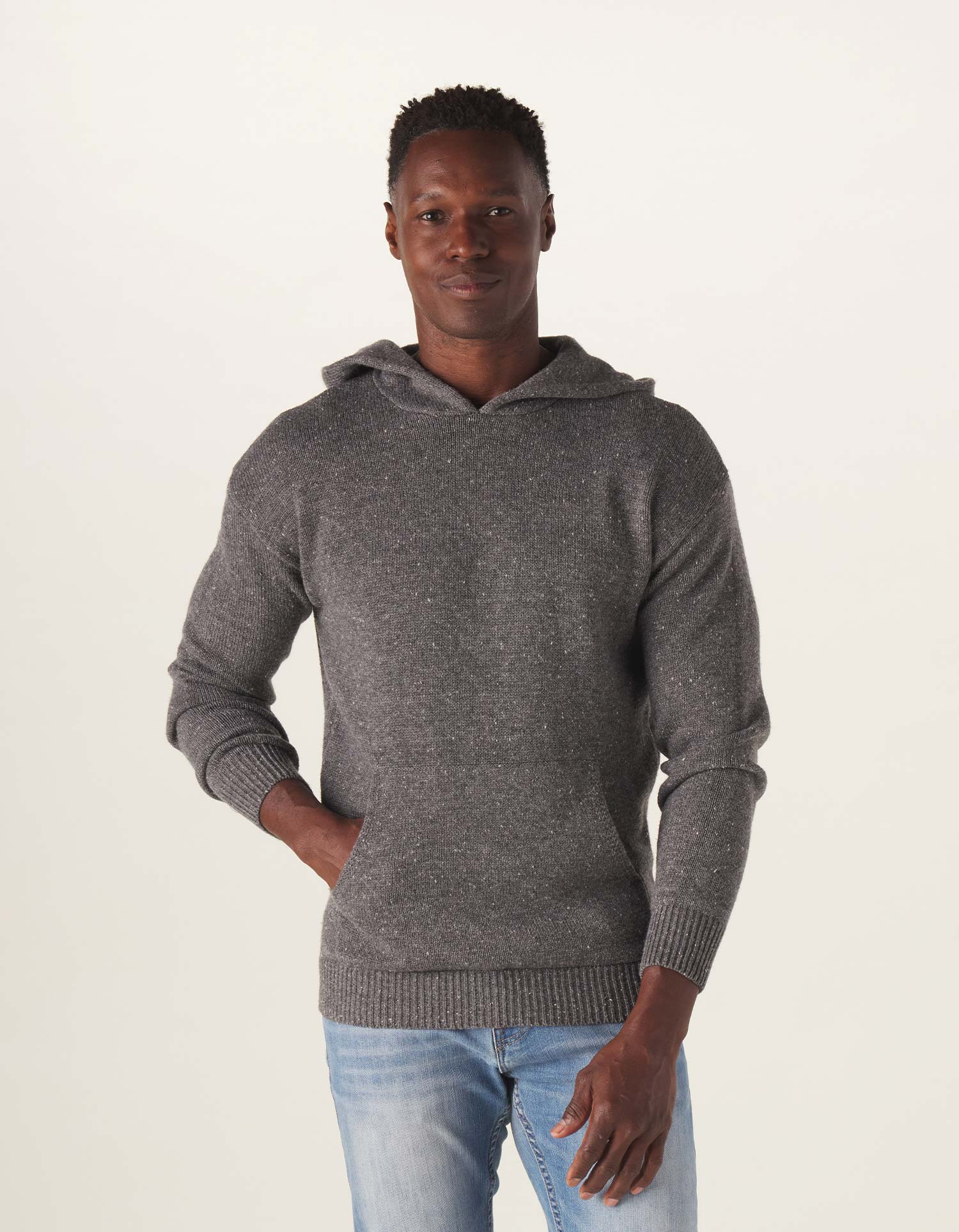 Men | Seawool Nep Hoodie | Grey