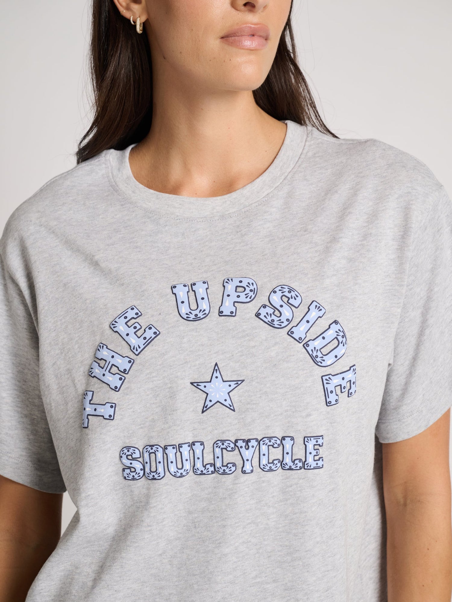 The Upside | Ranchero Sammi Tee | Light Grey