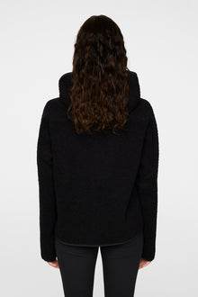 Women | Delise Pile Hoodie | Black