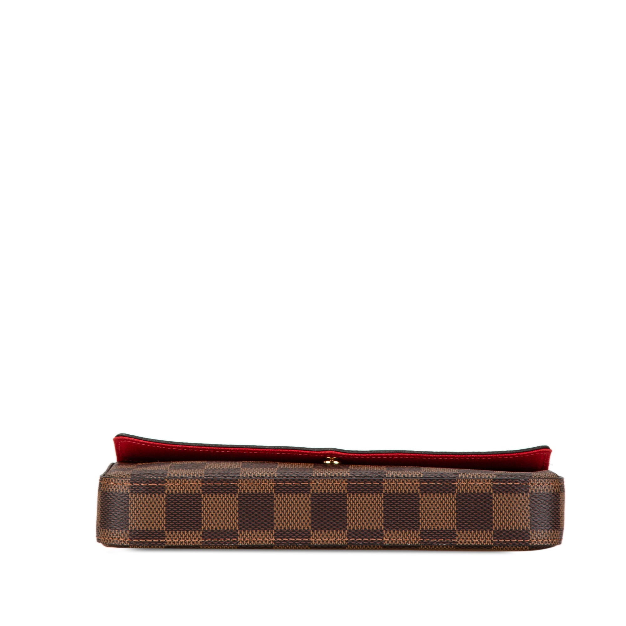 Louis Vuitton | Pre-Owned Damier Ebene Pochette Felicie | Brown