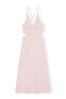 Satin Maxi Dress | Light Lilac