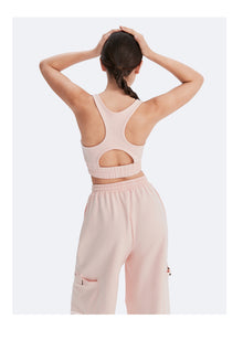 Scoop Neck Racerback Bra | Marshmallow Pink