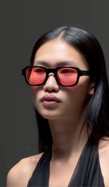 Reverb | Black | Pink Lenses