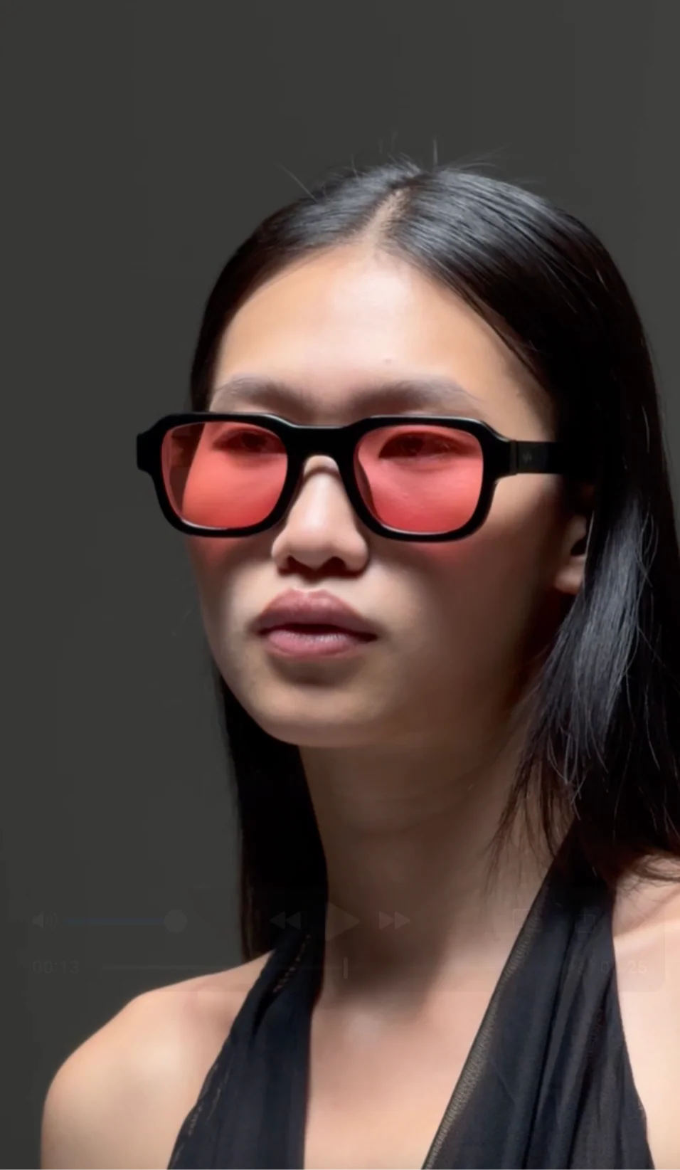 Reverb | Black | Pink Lenses