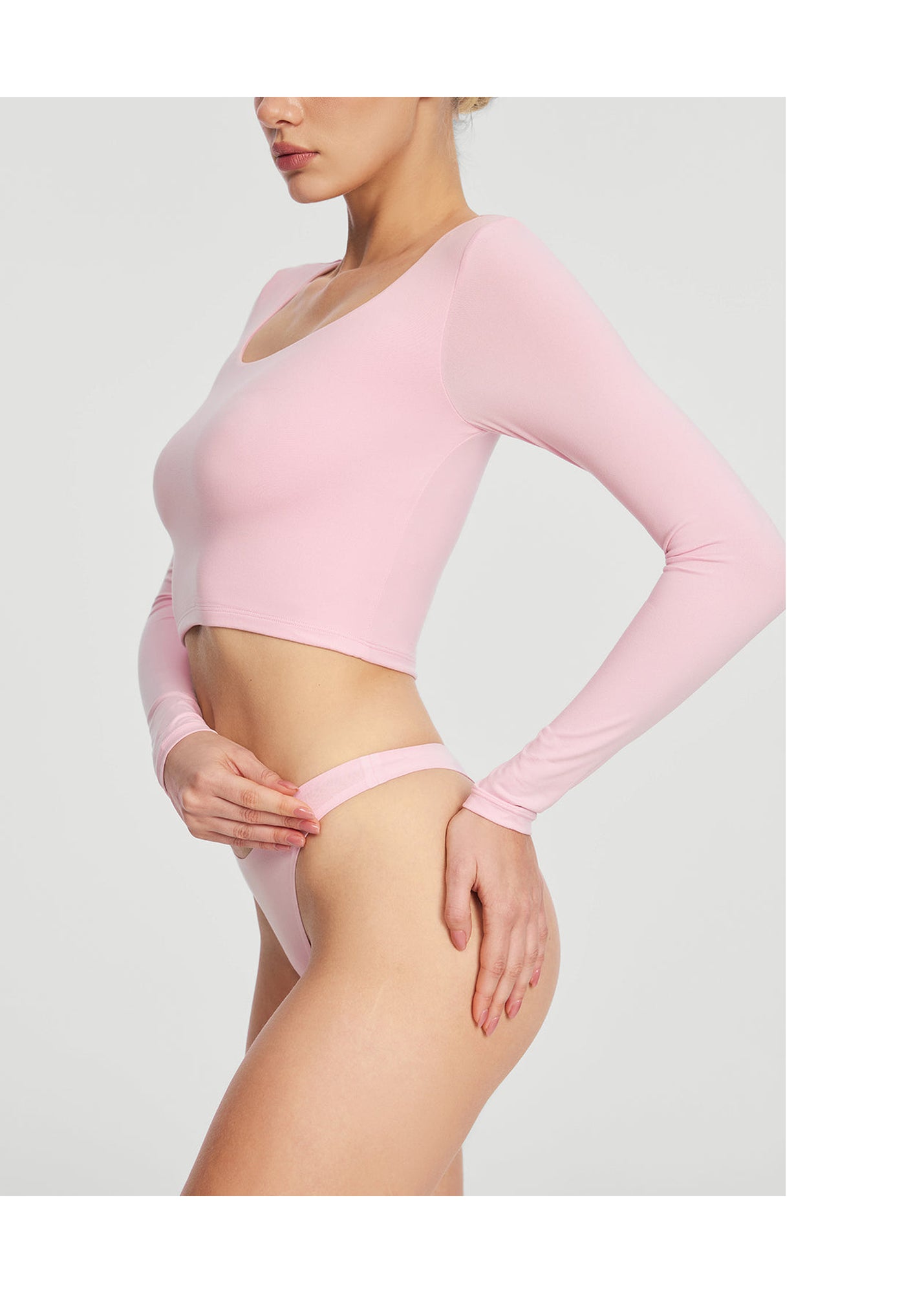 Seamless Thong Panty | Ballet Pink