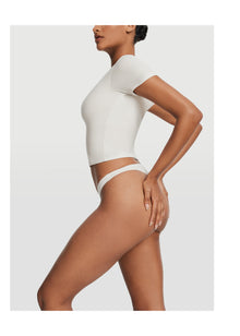 Seamless Thong Panty | White