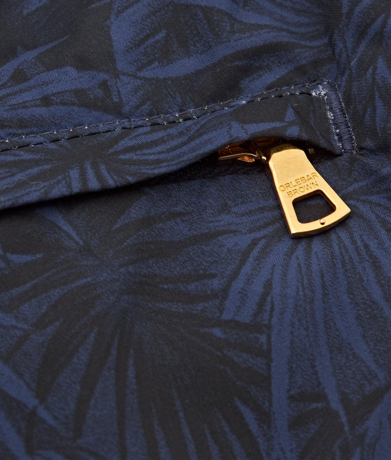Setter Drawcord Palmed Shorter-Length Drawcord Swim Shorts | Midnight Navy