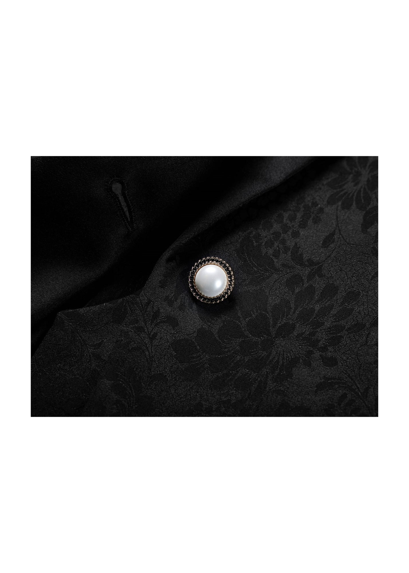 Silk Semi-Sheer Blazer | Black