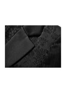 Silk Semi-Sheer Blazer | Black