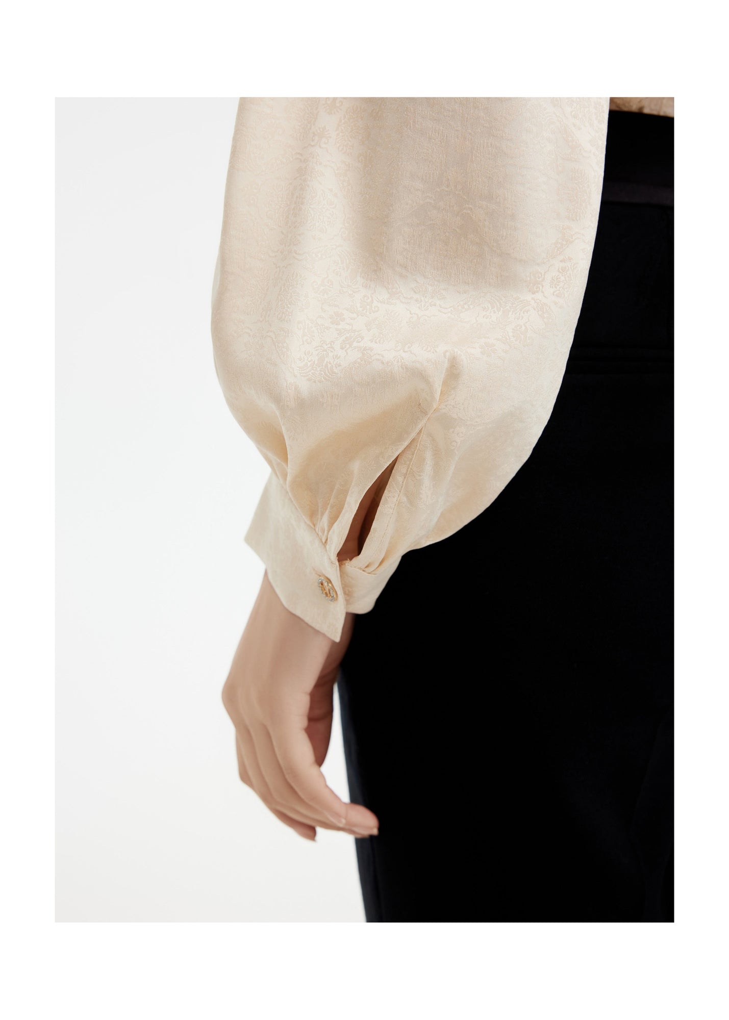 Silk Shirt | Beige
