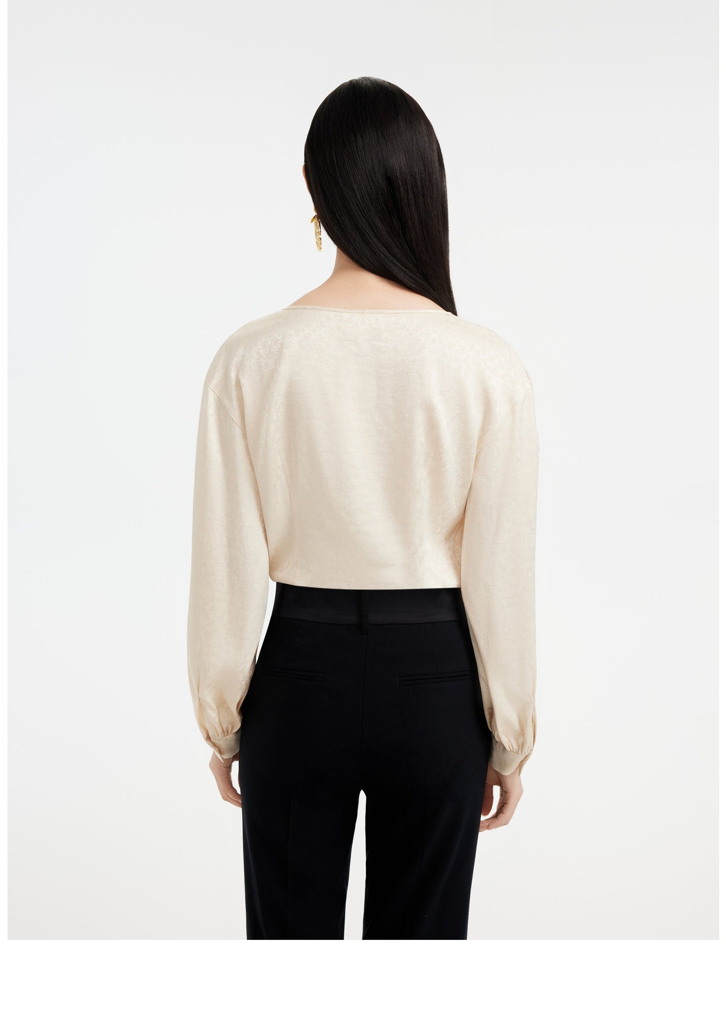 Silk Shirt | Beige