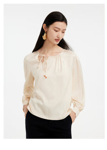 Silk Shirt | Beige