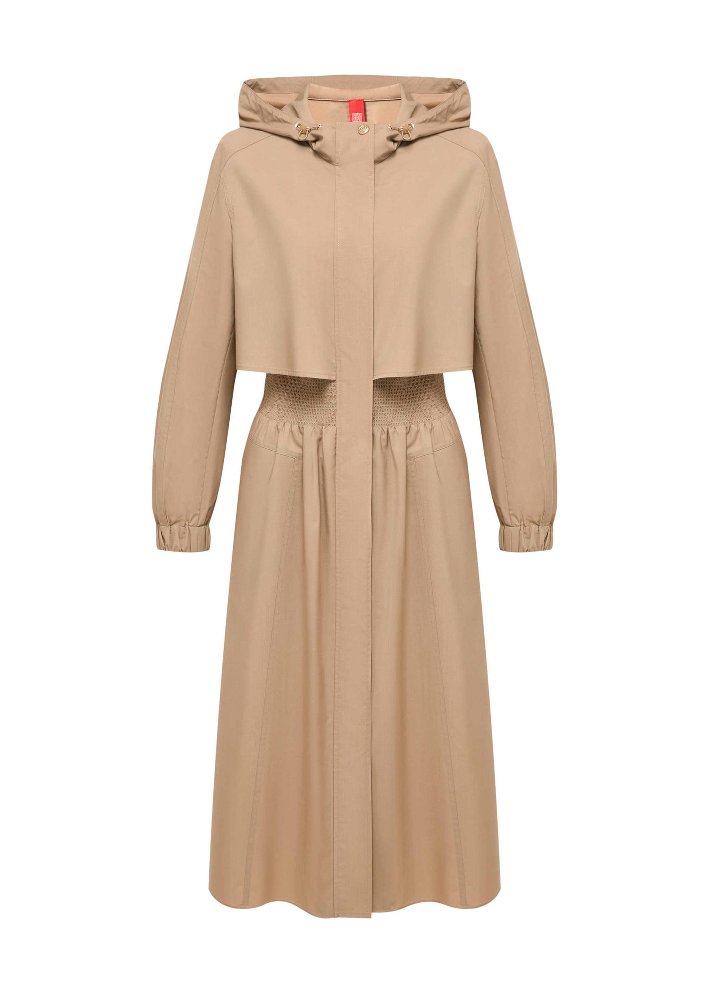 Silk Wool Dress | Khaki