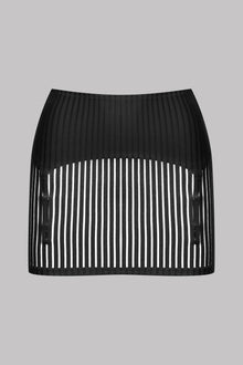 Skirt with suspenders - Bande à Part | Black