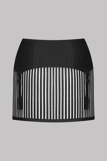 Skirt with suspenders - Bande à Part | Black