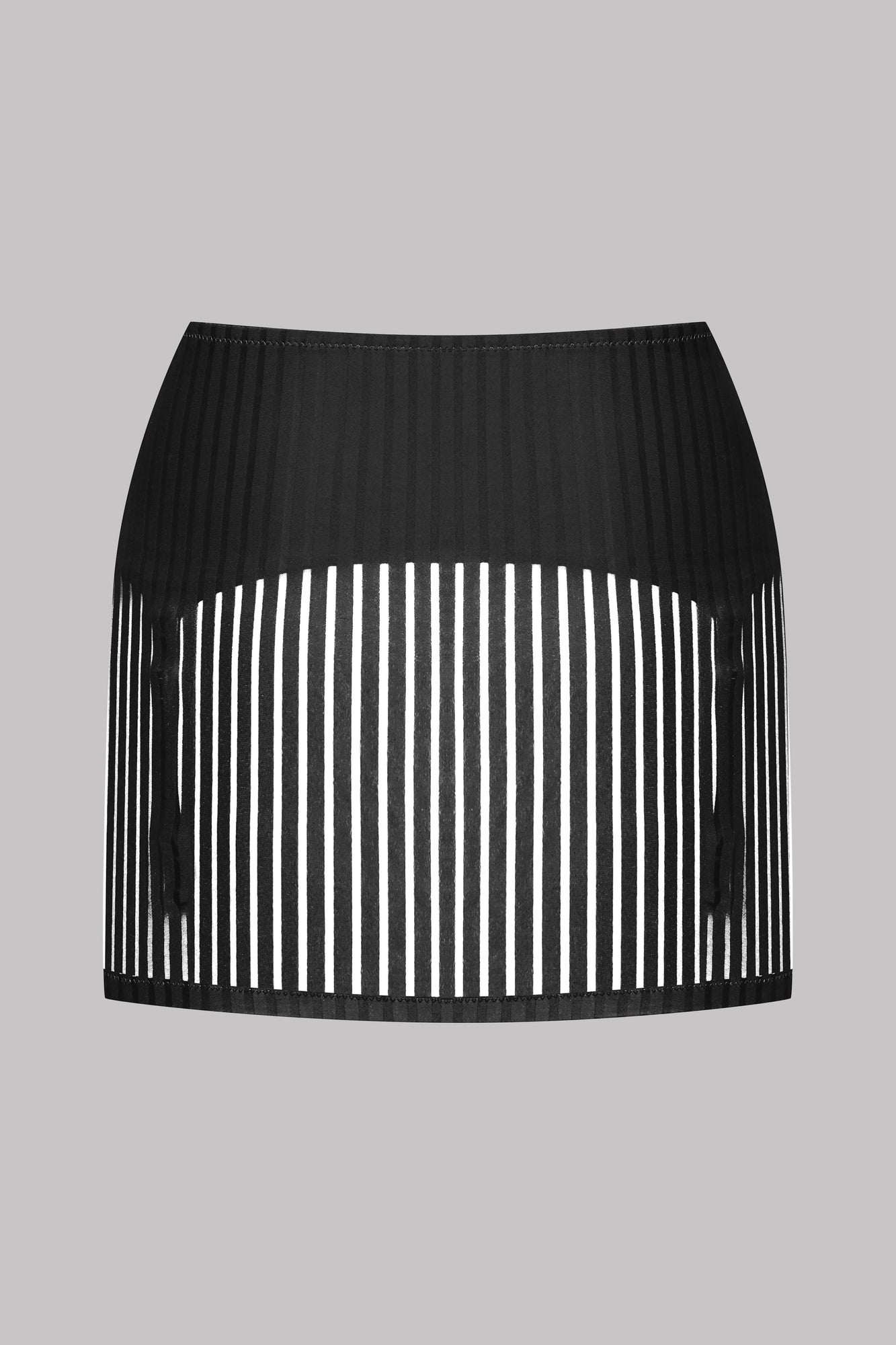 Skirt with suspenders - Bande à Part | Black