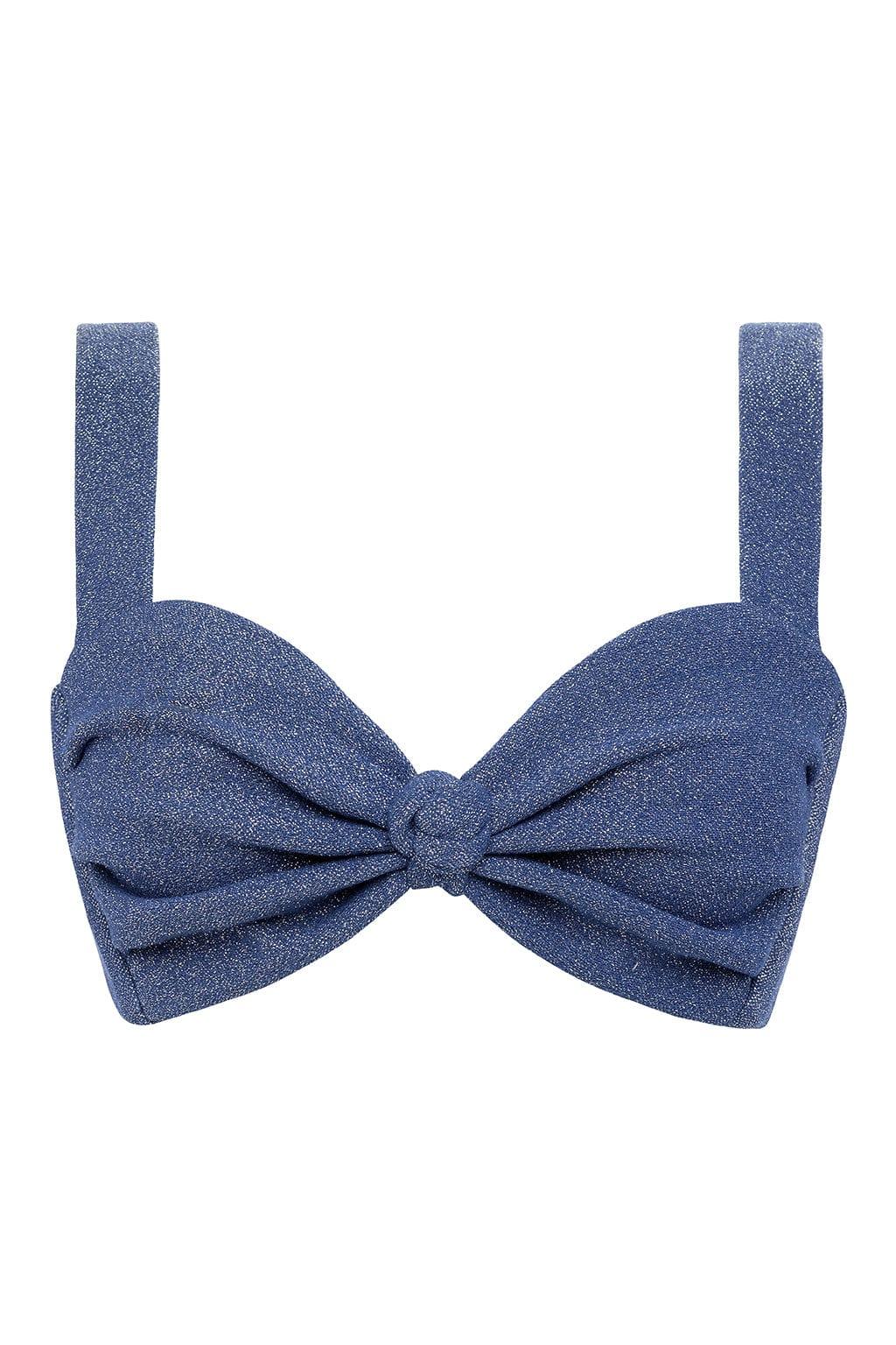Hayden Bikini Top | Sky Sparkle