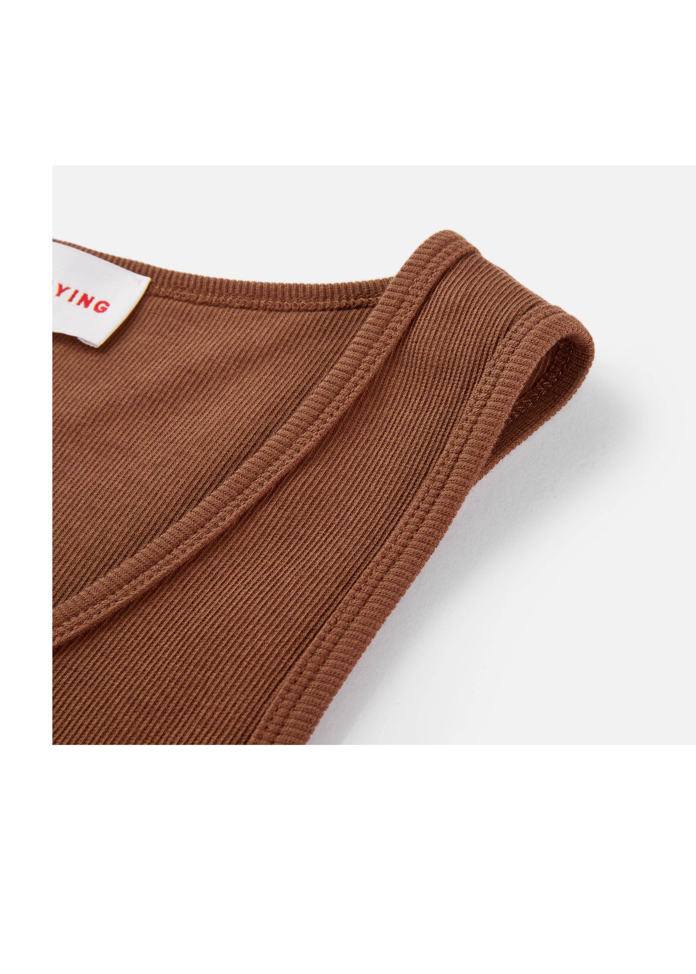 Sleeveless Tank Top | Brown