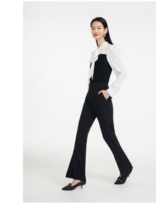 Slightly Booted Trouser | Black