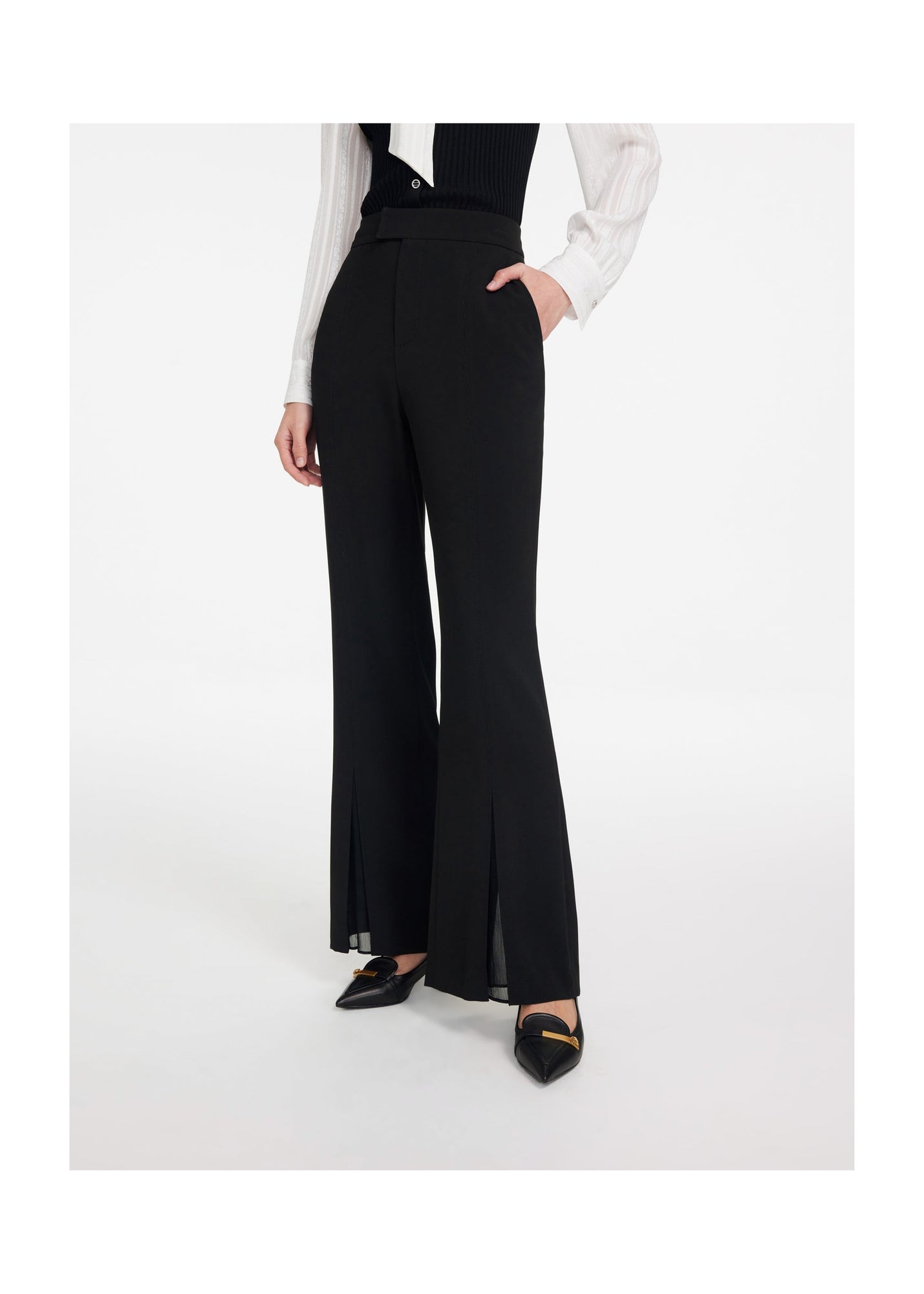 Slightly Booted Trouser | Black